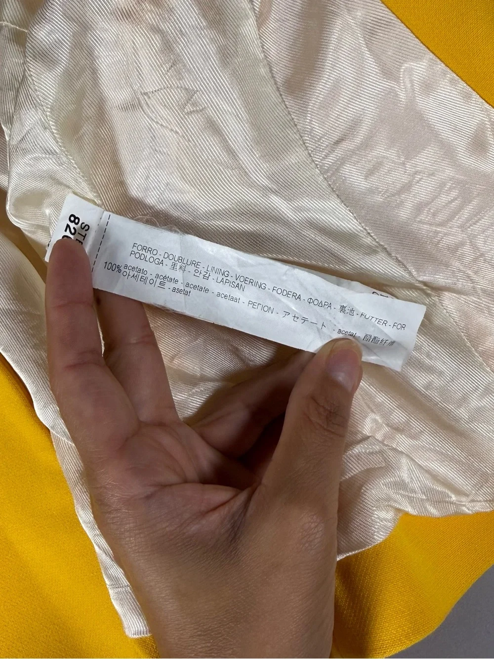 Zara Bright Yellow Double-Breasted Blazer